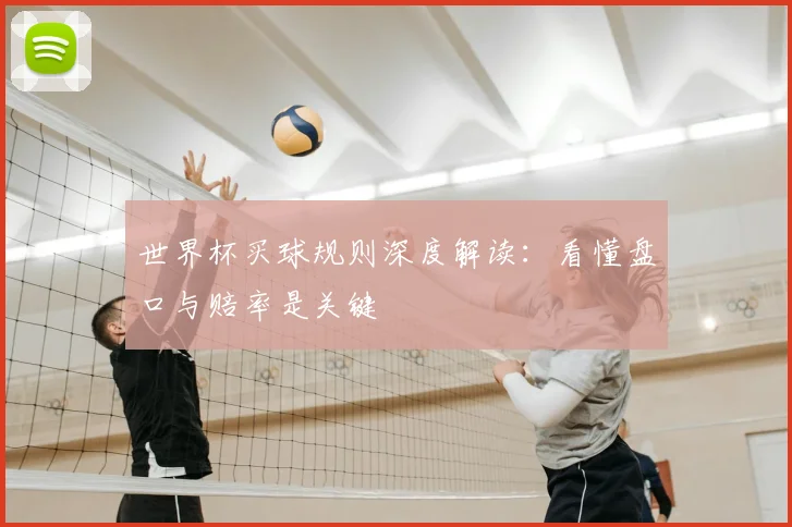世界杯买球规则深度解读:看懂盘口与赔率是关键